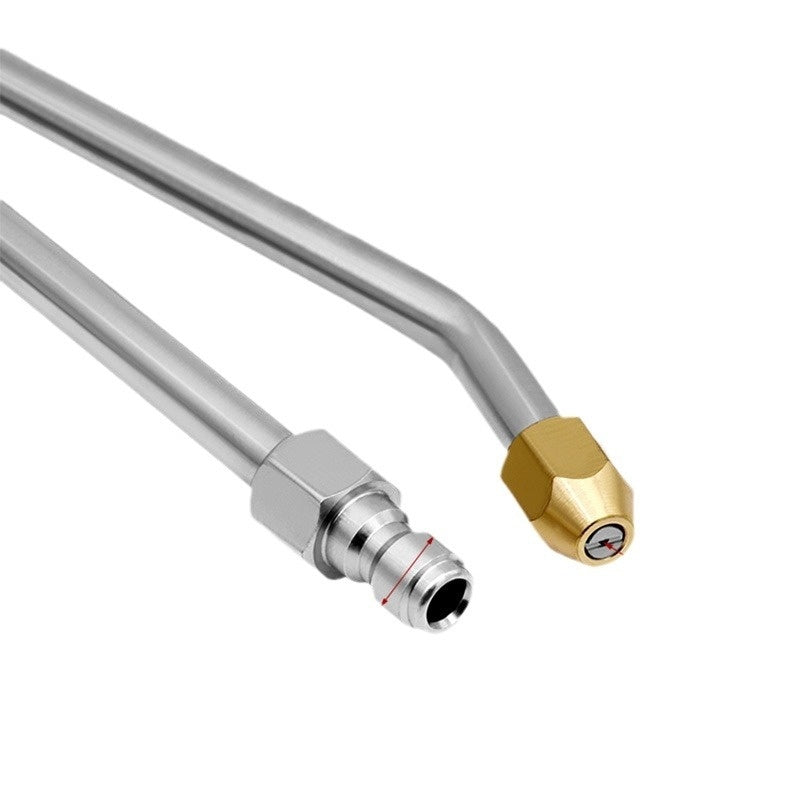 Curved Nozzle High Pressure Water Gun Quick Connector