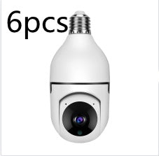 WiFi Bulb Camera 1080P 4X Zoom E27 5G Home Security Monitor