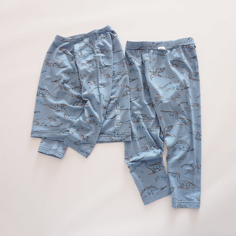 Long-sleeved Pajamas For Boys In Air-conditioned Room