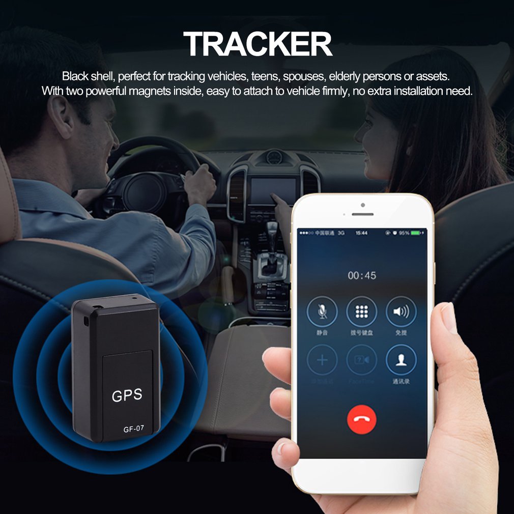 Mini Magnetic Car GPS Tracker GF07