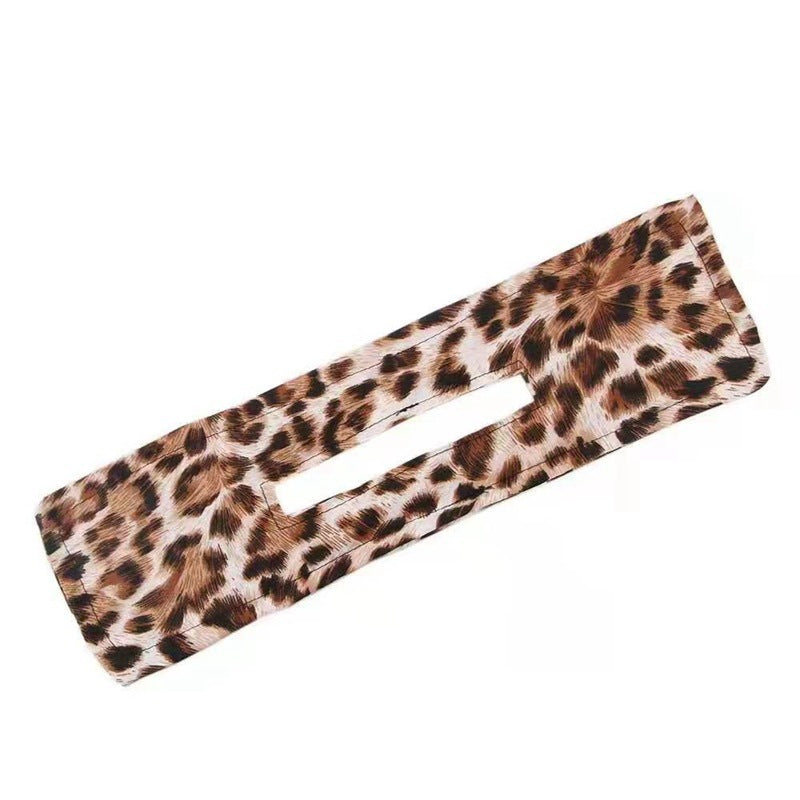 Leopard Knotted Wire Headband Hairpin
