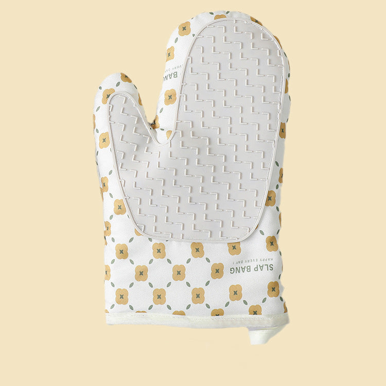 Heat Resistant Oven Mitts Anti-Scalding Gloves