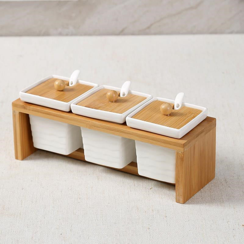 Seasoning Jar Bottle Set Household Salt MSG Box