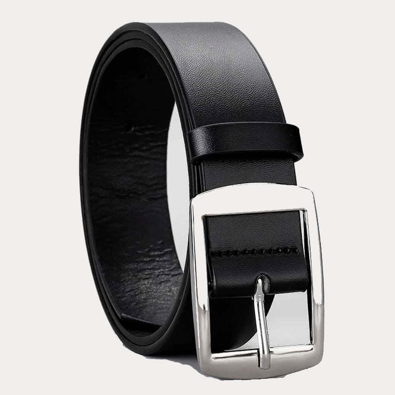 All-matching Pin Buckle Microfiber Belt