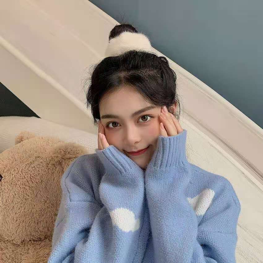 Autumn/Winter Rabbit Fur Plush Head Rope