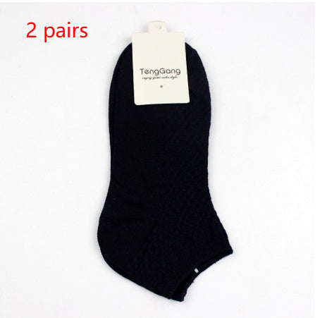 Bamboo Fiber Mens Low Cut Socks