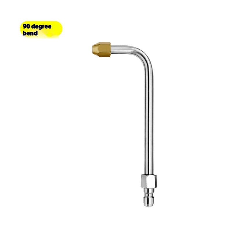 Curved Nozzle High Pressure Water Gun Quick Connector