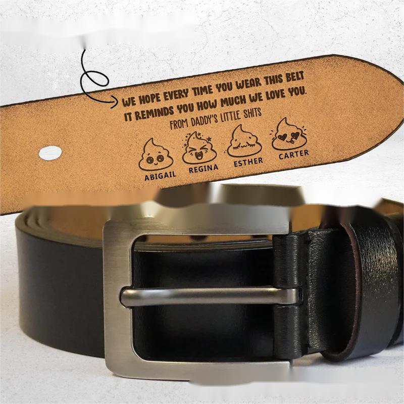 Father's Day Vintage Men's Pin Buckle Belt