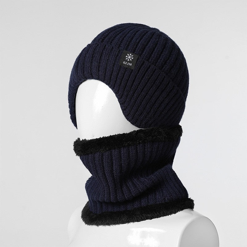 Middle-aged Elderly Men's Wool Ear Protection Hat