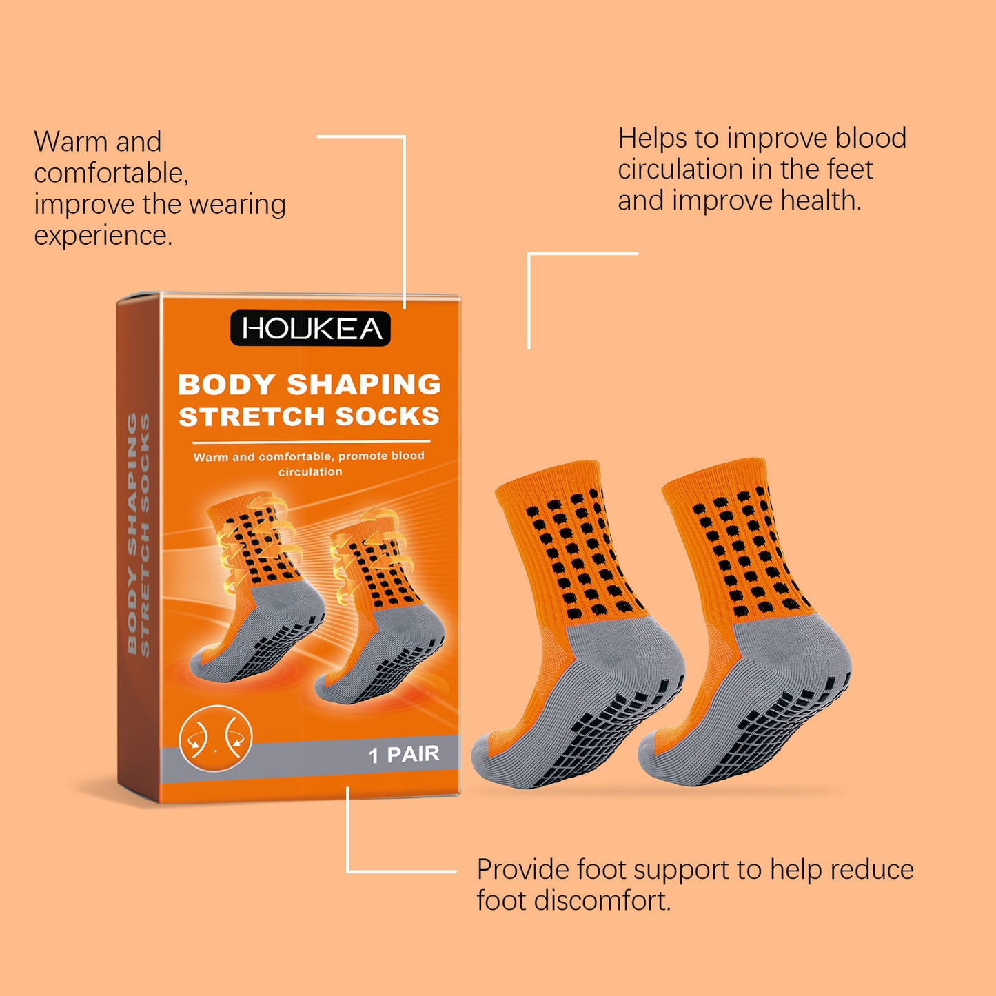 Foot Massage Comfortable Sports Care Socks