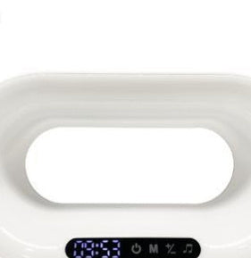 3-in-1 LED Desk Lamp RGB Wireless Charger Alarm Clock