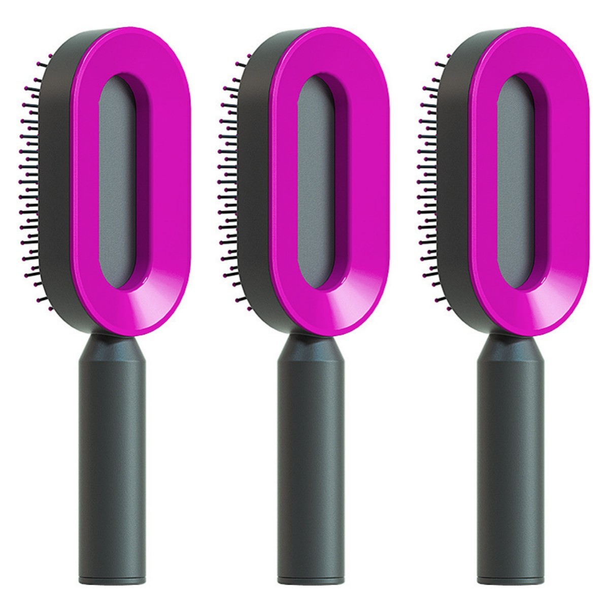 Self Cleaning Hair Brush One-key Airbag Massage