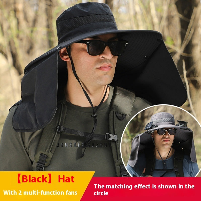 Outdoor Multi-purpose Rechargeable Fan Hat