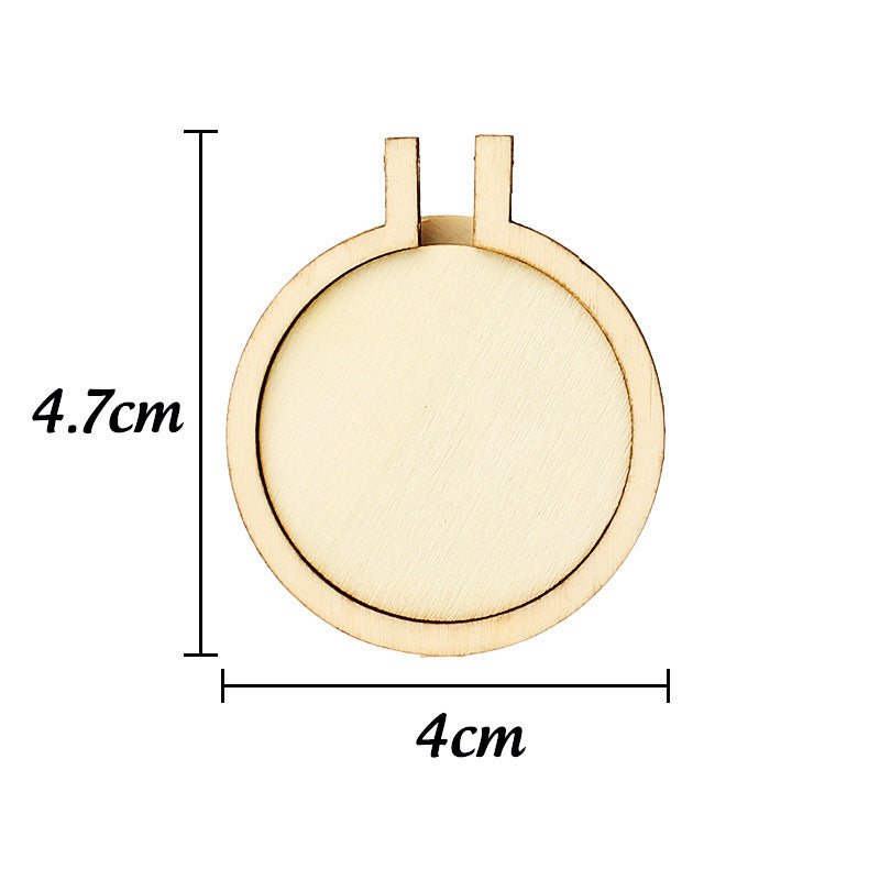 Wooden Mini Embroidery Frame Ornament