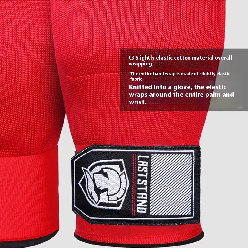 Gel Half Finger Boxing Gloves Hand Bandage