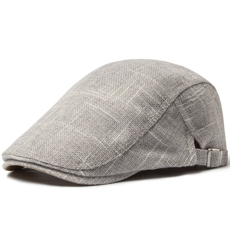 Men's Breathable Retro Casual Cotton Linen Beret