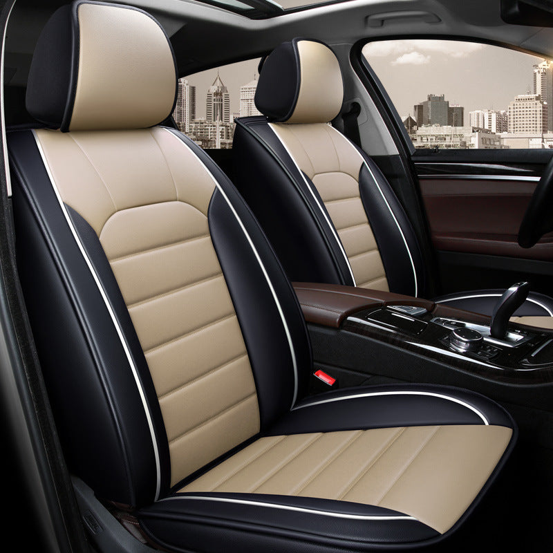 Universal All-Season Leather Seat Cushion