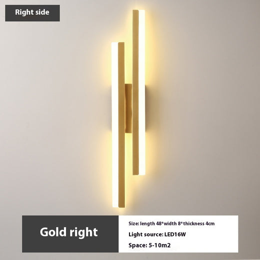 مصباح جداري داخلي LED بسيط على الطراز الاسكندنافي