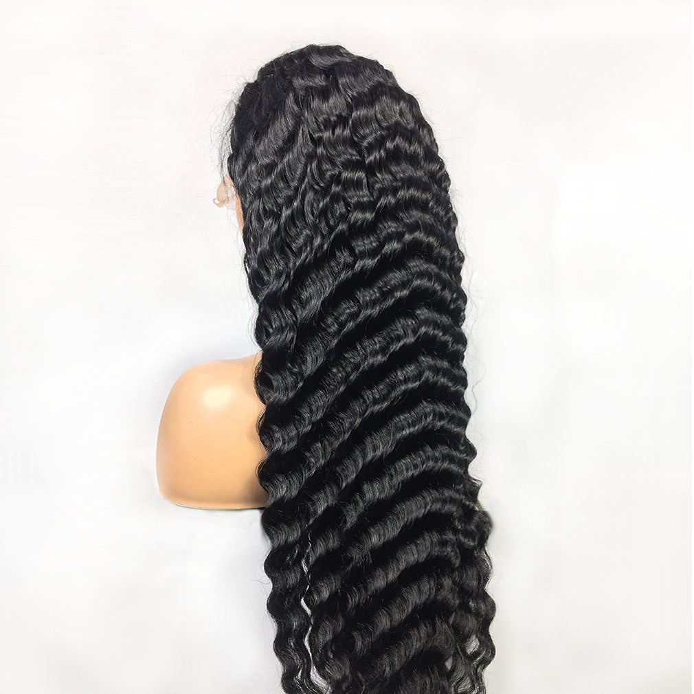 28-30" Deep Wave Lace Frontal Wigs 13x4