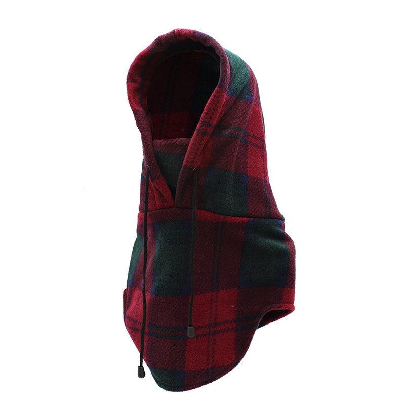 Outdoor Riding Hat Windproof Coldproof Warm Scarf Mask Integrated Masked Cap