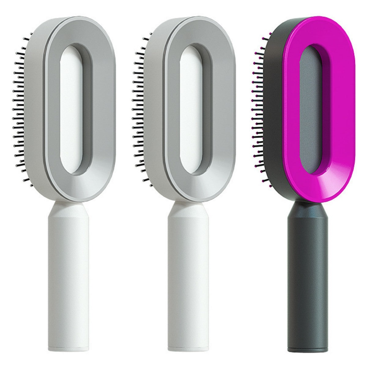 Self Cleaning Hair Brush One-key Airbag Massage