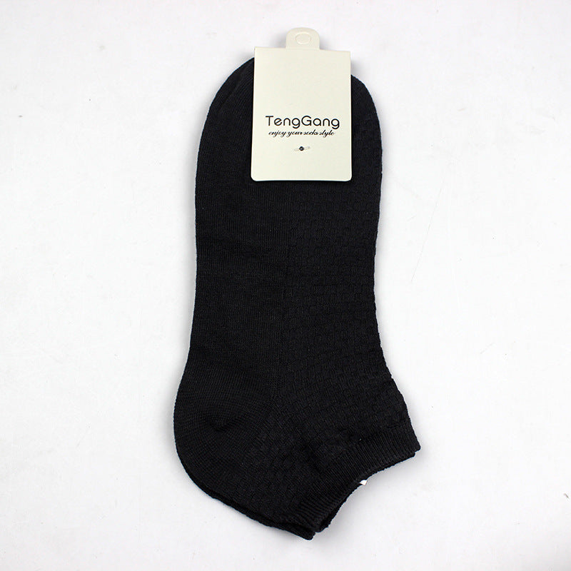 Bamboo Fiber Mens Low Cut Socks