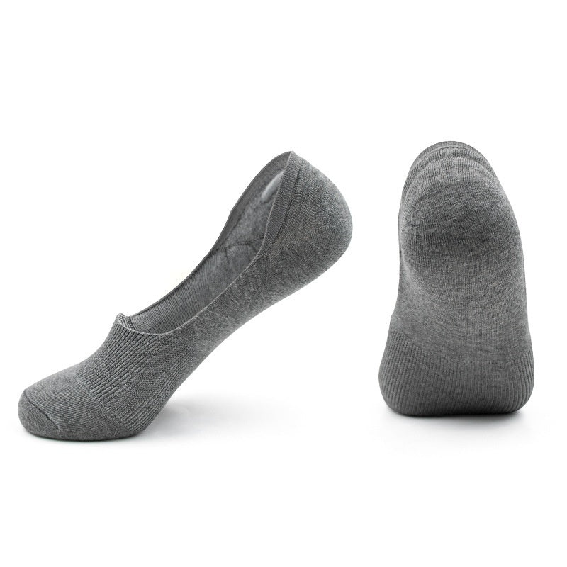 5 Pairs Invisible Boat Socks Women Summer Pure Cotton