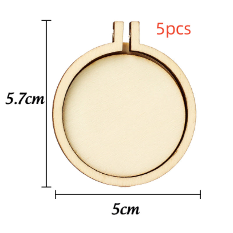 Wooden Mini Embroidery Frame Ornament