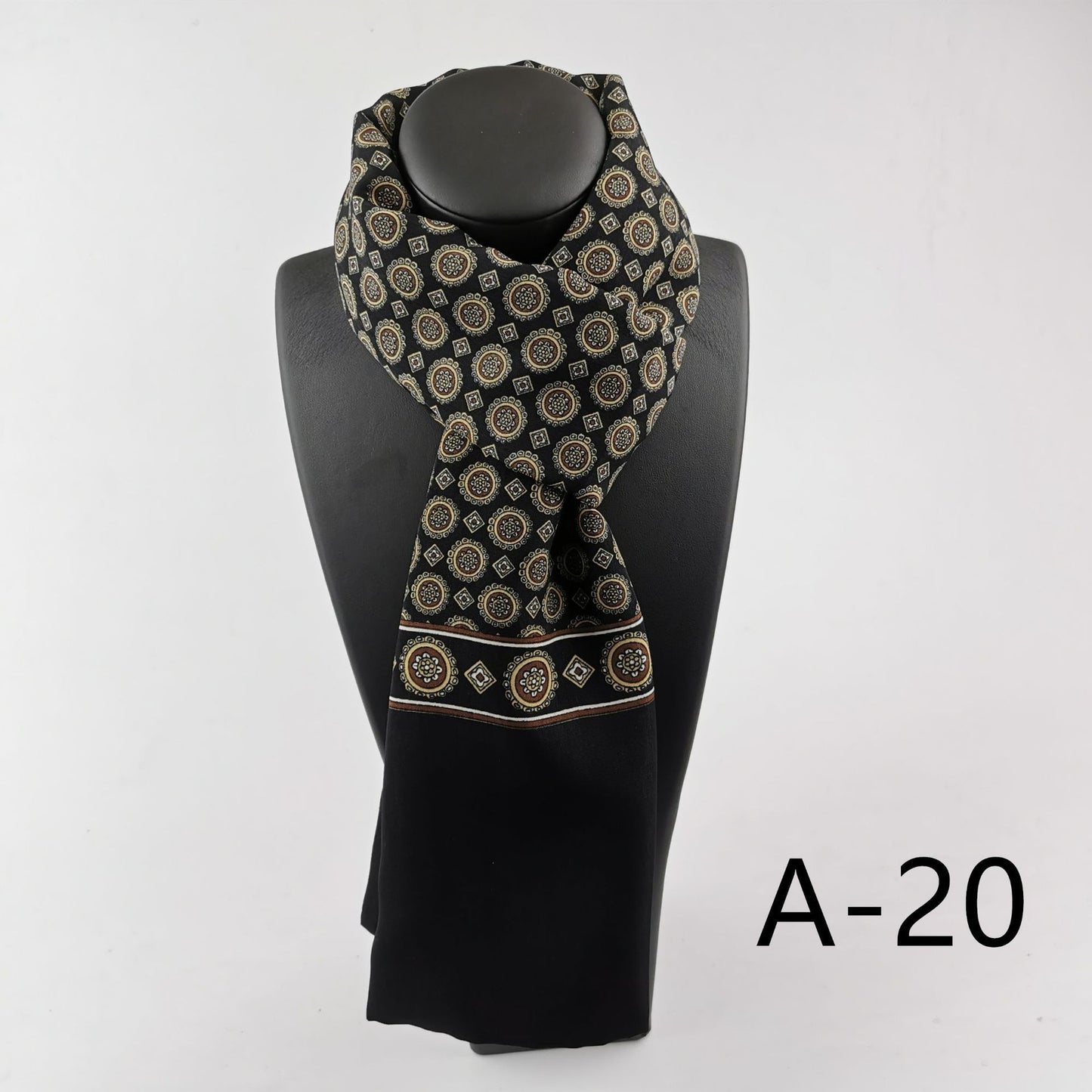 Men's Double Layer Cashmere Washed Warm Scarf