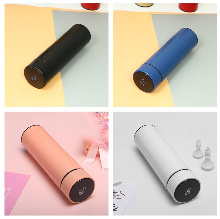 Stainless Steel Insulated Bottle with Temperature Display