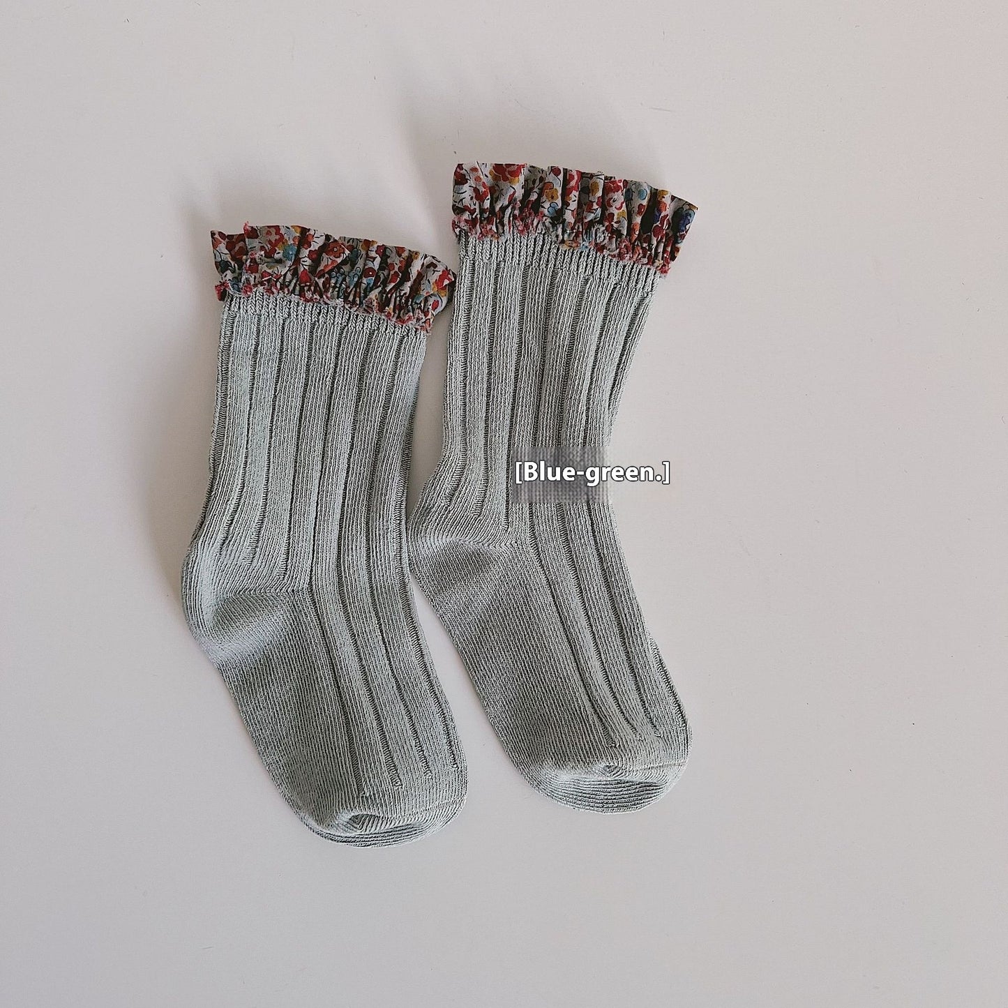 New Color Floral Lace Kid's Princess Socks