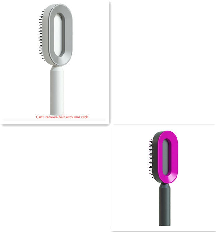 Self Cleaning Hair Brush One-key Airbag Massage