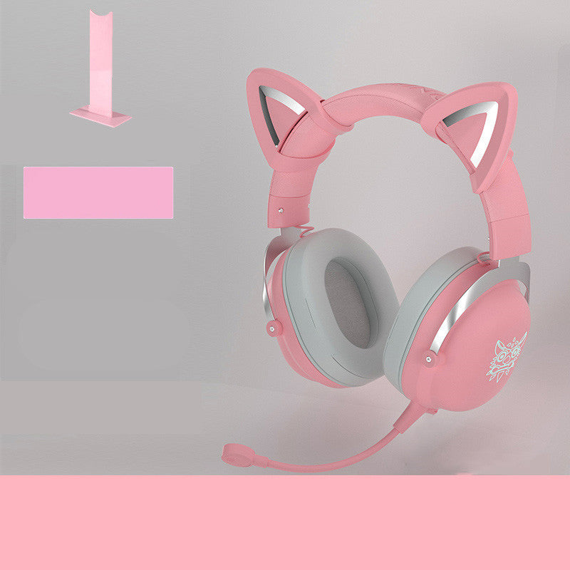 Head Mounted Wired Gaming Headset for Girls