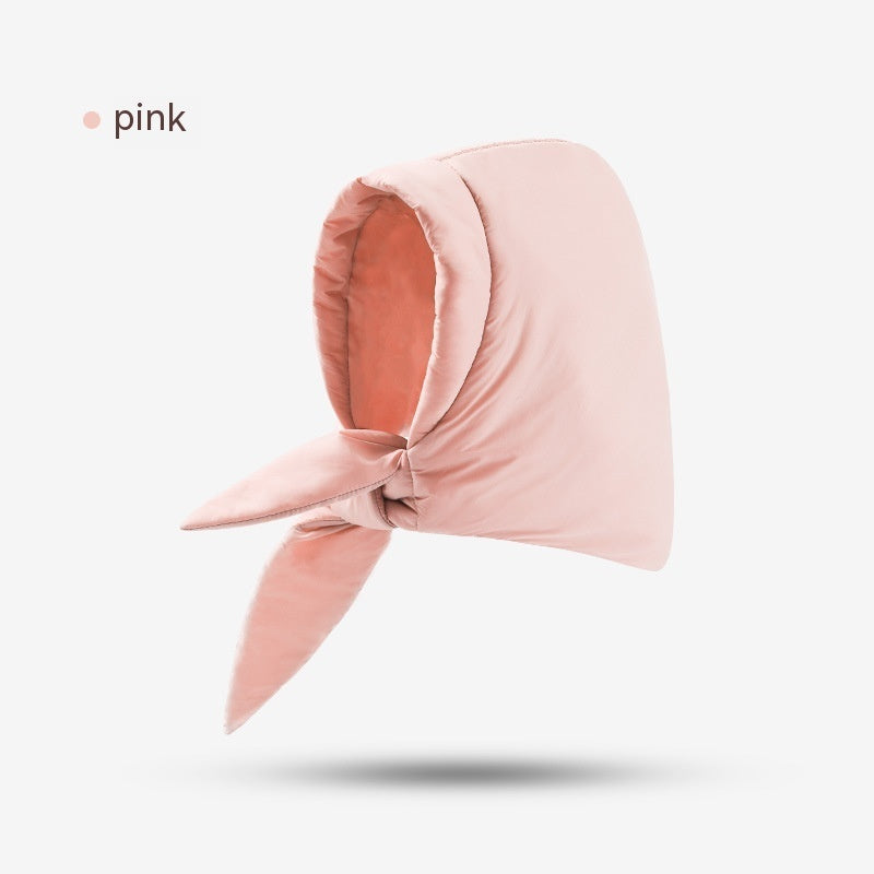 Down Plush Windproof Waterproof Winter Hat