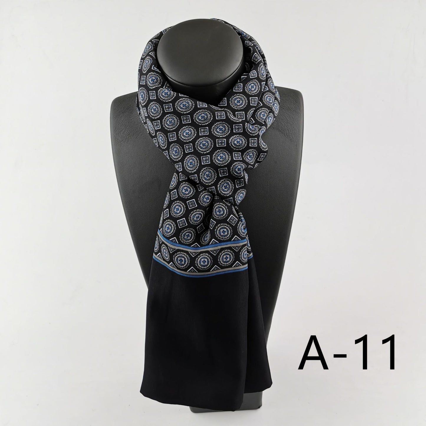 Men's Double Layer Cashmere Washed Warm Scarf