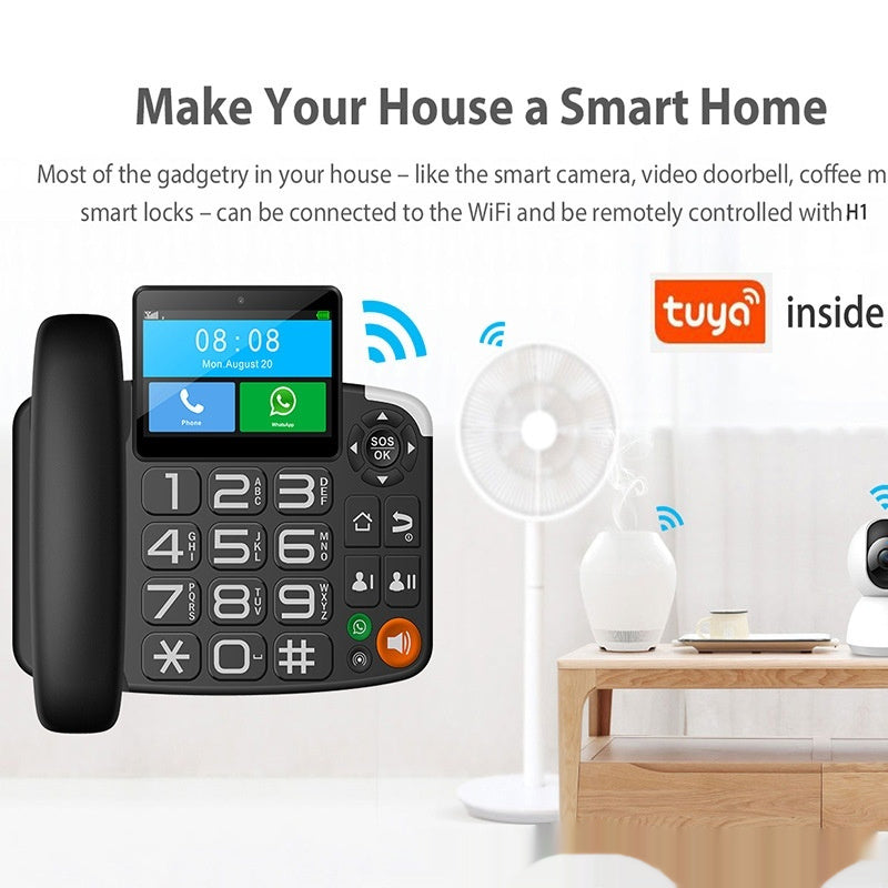Dual Card Touch Screen Landline Telephone Android System
