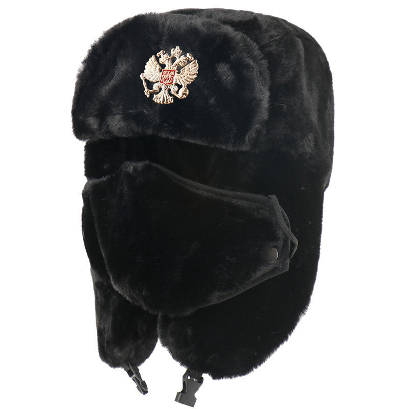 Ushanka Imitation Rabbit Fur Earmuffs Hat
