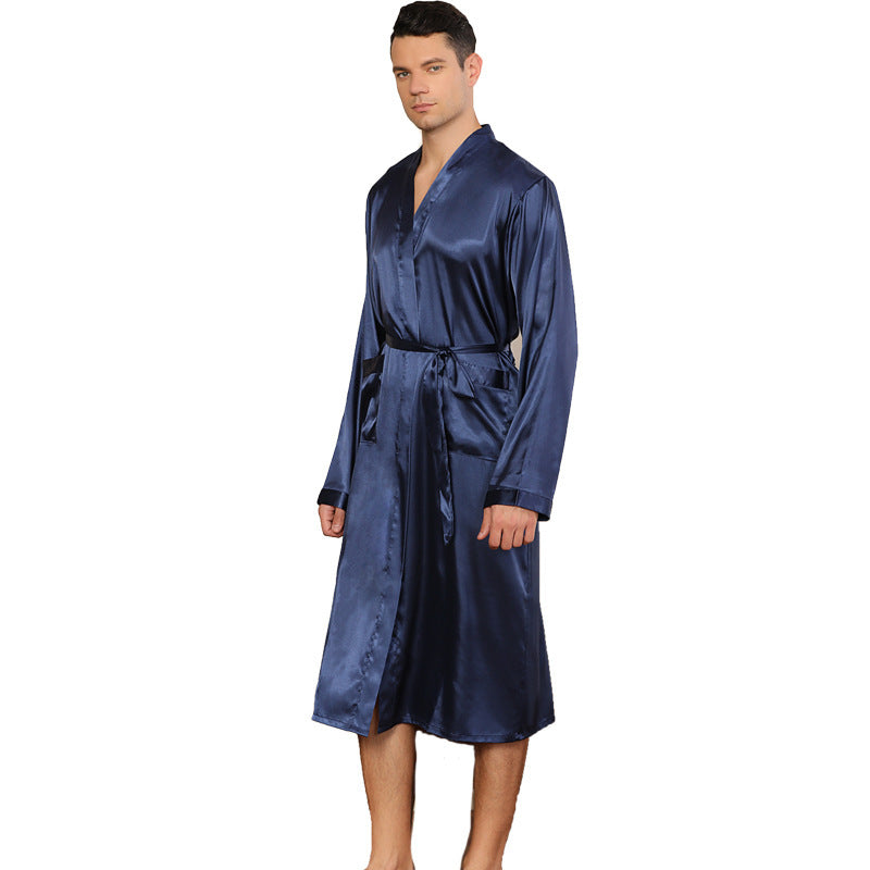 Men's Ultra-thin Loose Robe Plus Size
