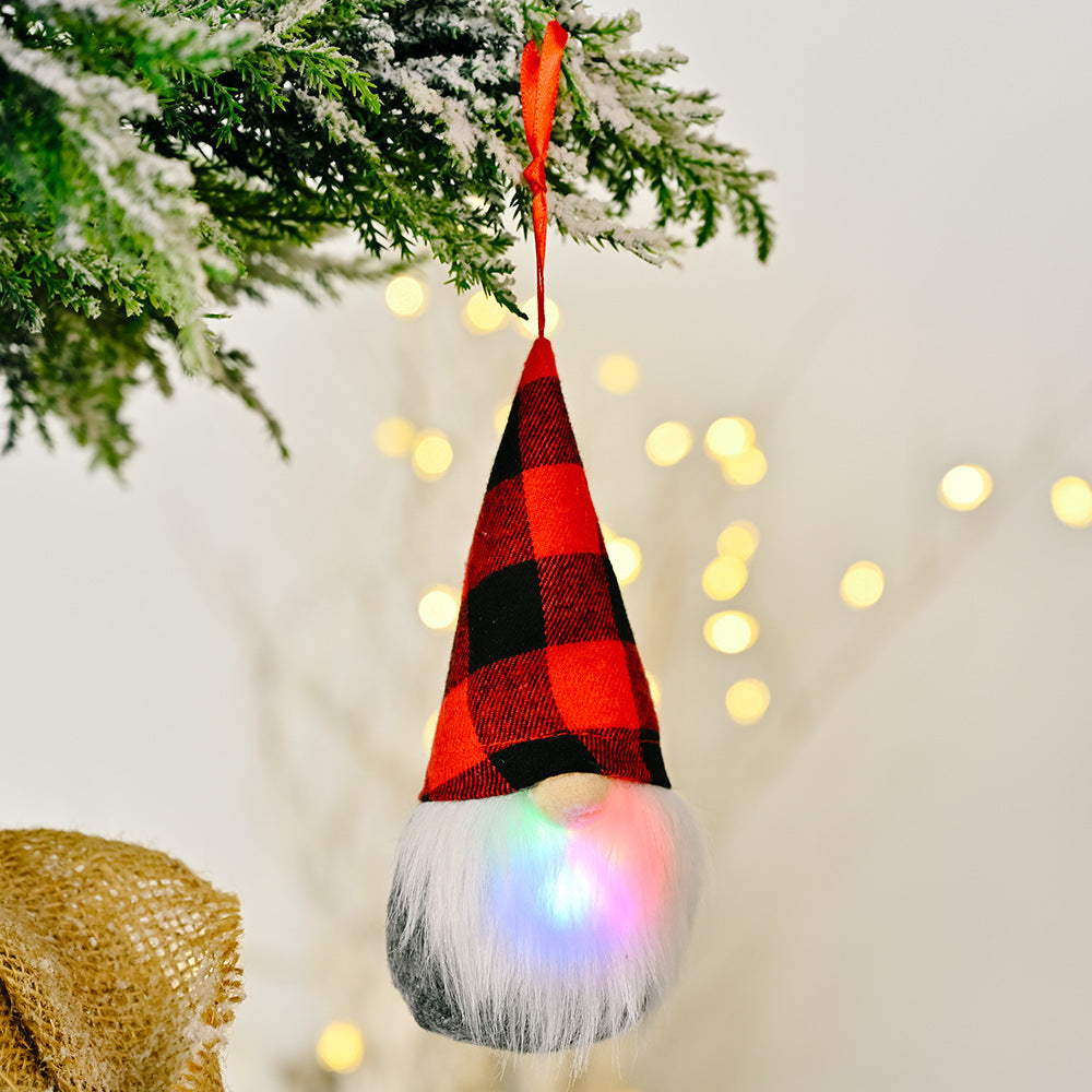 Christmas Knitted Pendant Decoration with Lights