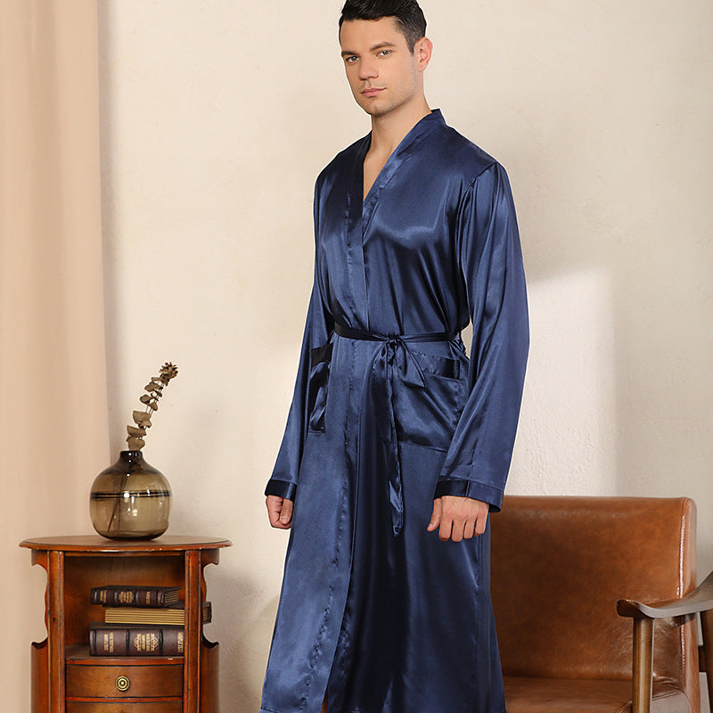 Men's Ultra-thin Loose Robe Plus Size