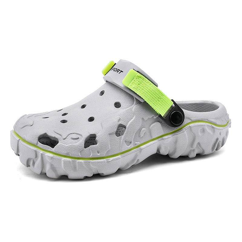 Breathable Soft Bottom Sports Beach Sandals: Casual, Two-way Wear