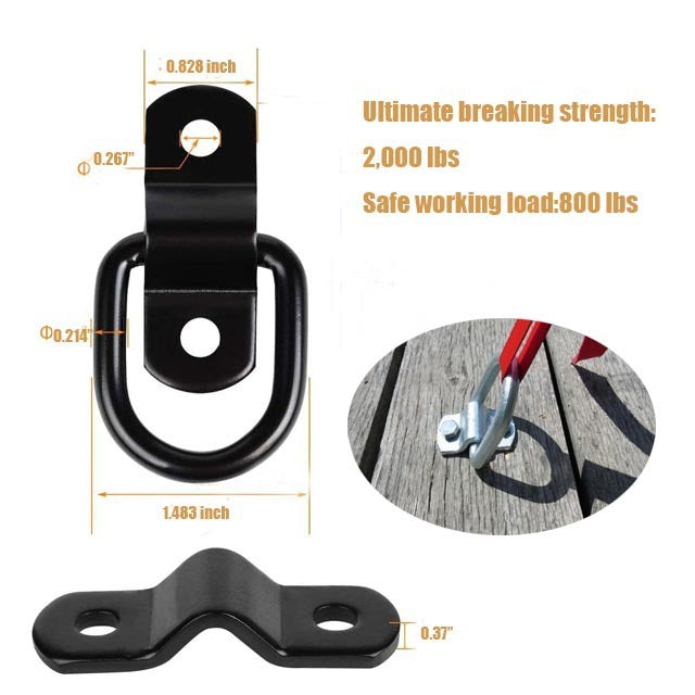 Truck Galvanized Pull Ring Floor Hook
