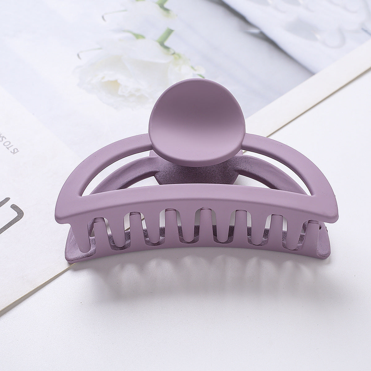 Simple Large Hair Clip Set - Shark Design