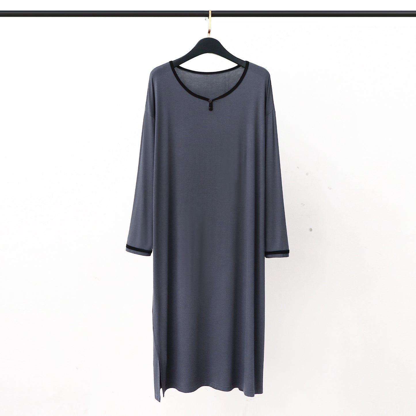 Long Soft Draping Bathrobe Men's Pajamas