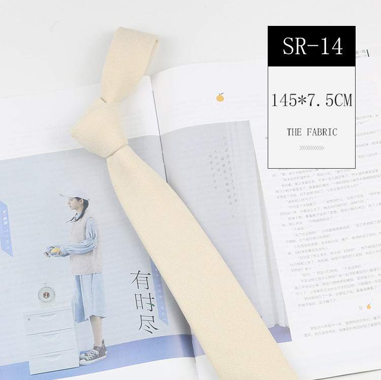 Korean Style Casual Suede Macaron 7cm Hand Tie