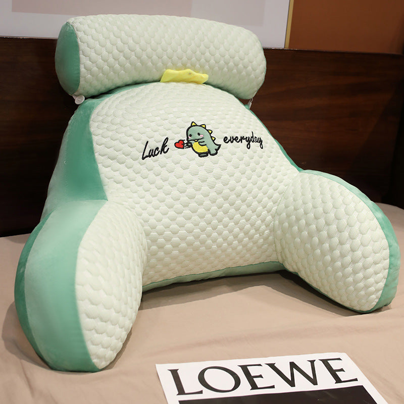 Fluffy Triangle Reading Cushion Lumbar Support