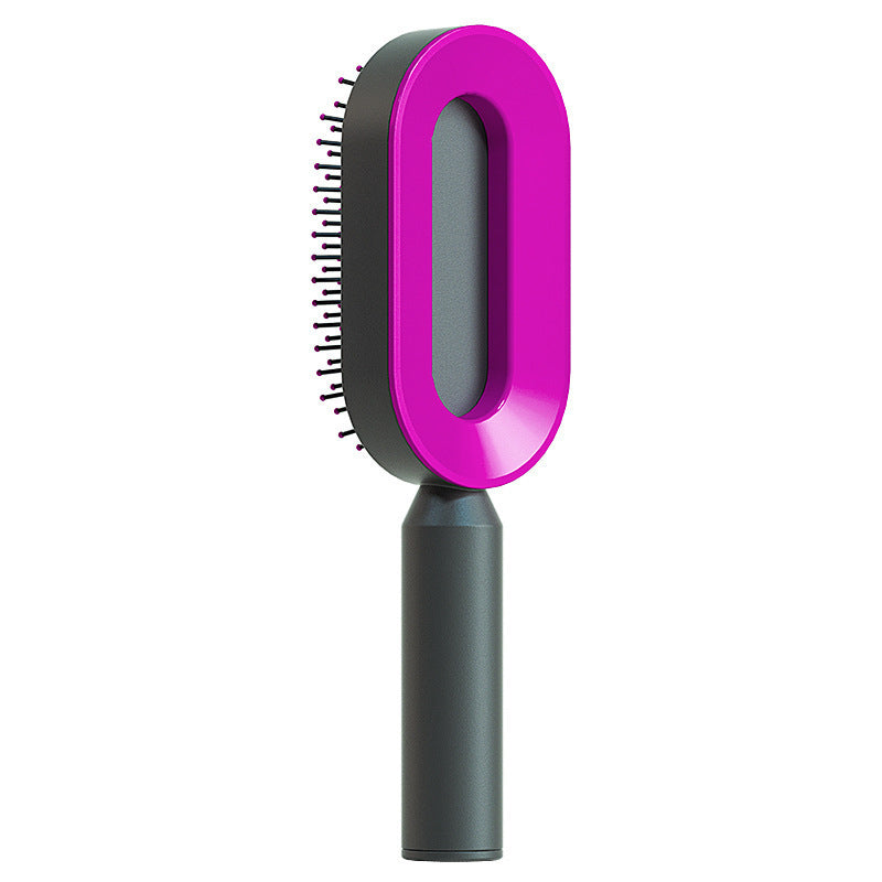 Self Cleaning Hair Brush One-key Airbag Massage