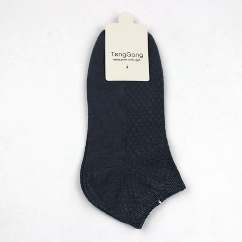 Bamboo Fiber Mens Low Cut Socks