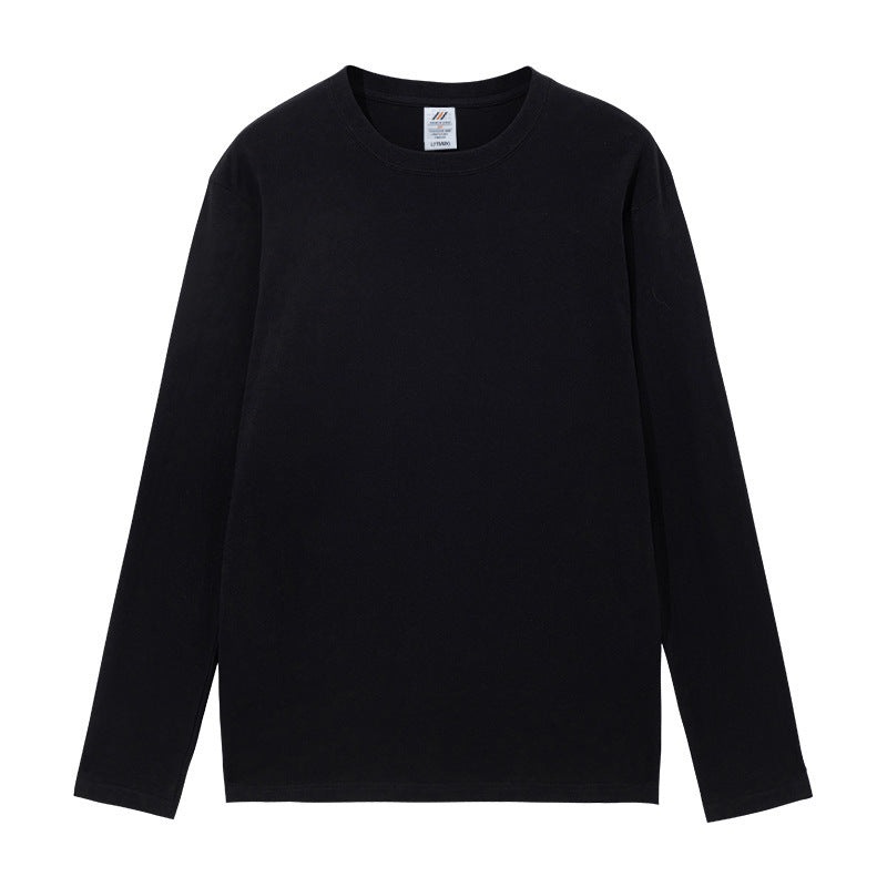 Cotton Long Sleeve Loose Pure White Casual Top