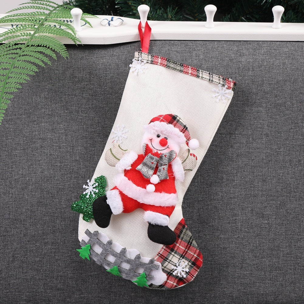 Santa Claus Socks Christmas Tree Pendant